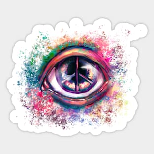 Eye Need Peace Sticker